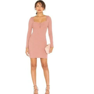 Astr-Hook and Eye Bodycon‎ dress